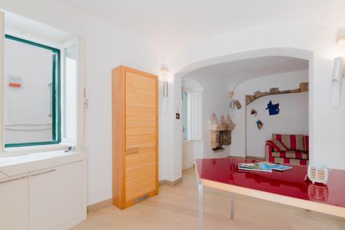 En eller flere senge i et værelse på Dimora storica Torre Matta Otranto