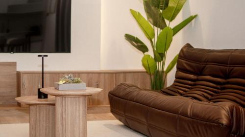 Skyluxe Hotelにあるシーティングエリア