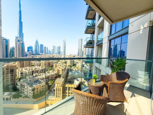 Burj Khalifa Panoramic view-1BR,4 guests, Downtown