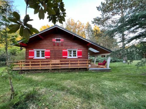 Κήπος έξω από το Le chalet du parc