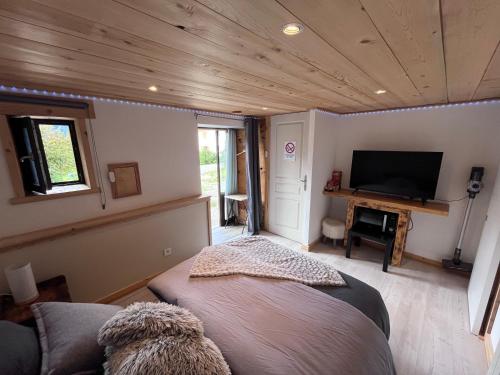 Chambre Individuelle avec salle d'eau - wc et parking