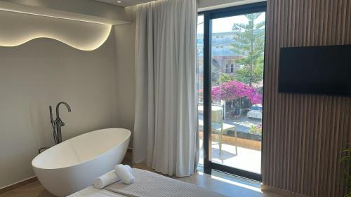Koupelna v ubytování Hotel Parid