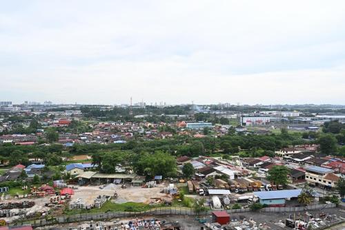 an overhead view of a city with buildings at KSL Daya JB #Studio #SimpleStyle #2Pax in Johor Bahru
