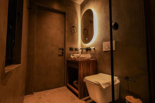 Koupelna v ubytování Bregu Village Spa