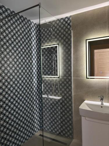 Salle de bains dans l'établissement Fera