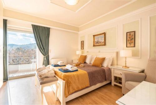 Postel nebo postele na pokoji v ubytování A&B Ialysos villas and apartments