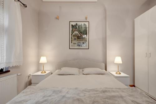 Ένα ή περισσότερα κρεβάτια σε δωμάτιο στο Vila Negoiu