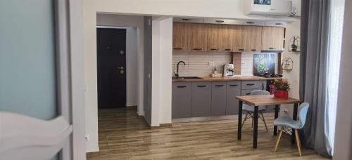 Kuchyň nebo kuchyňský kout v ubytování NGR Residence