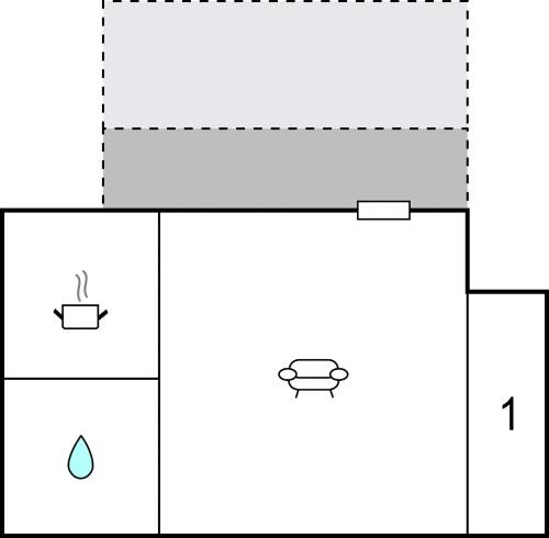 a diagram of an object with a line around it at Cozy Home In Wolgast Ot Hohendorf in Zarnitz