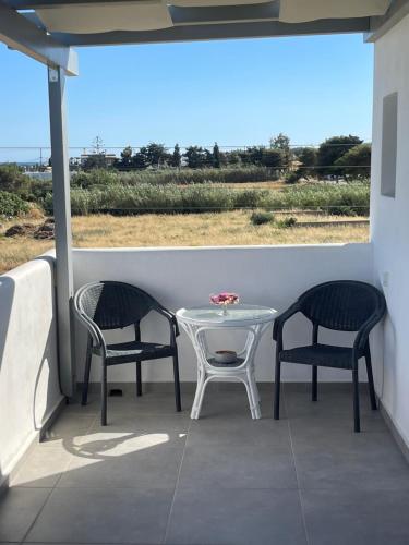 Μπαλκόνι ή βεράντα στο Paros Beach Studio Casa Costa Oro