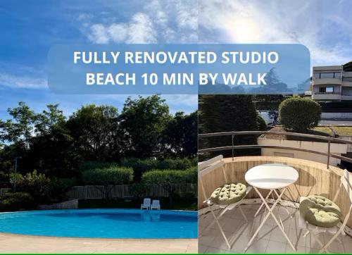 New Studio Swimming pool Beach 10 min walk