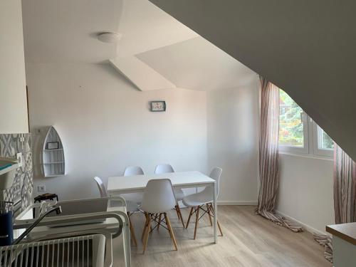 Istumisnurk majutusasutuses Korall Apartman Fonyód
