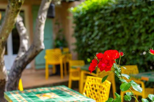 Zahrada ubytování Hotel Les Oliviers