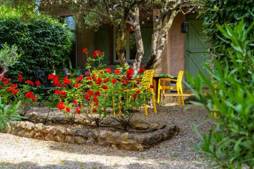 Zahrada ubytování Hotel Les Oliviers