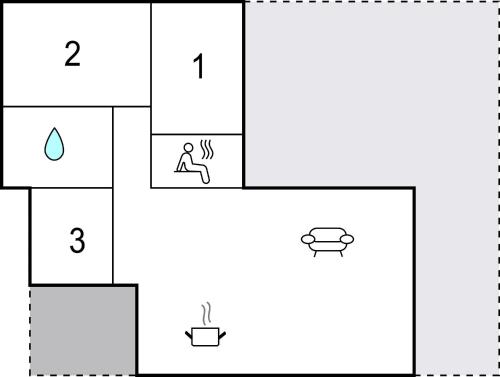 a block diagram of a periodic table with a person in the middle at 3 Bedroom Nice Home In Aabenraa in Aabenraa