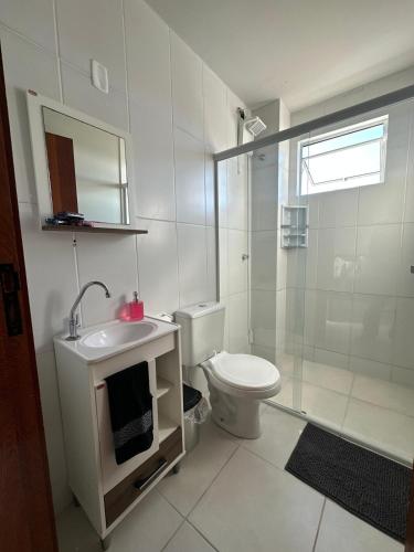 Koupelna v ubytování Apartamento em Penha próximo Beto Carrero e Praia