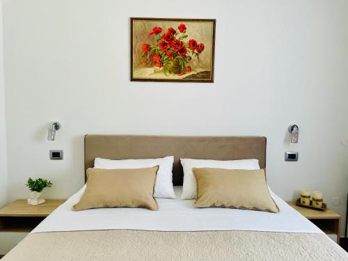 Postel nebo postele na pokoji v ubytování Apartments Anna I