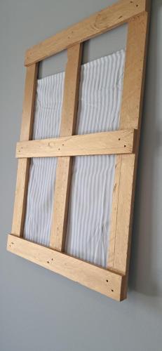 a wooden frame of aoiroir with aoirituresitures at Homeliday RELAX in Caldana