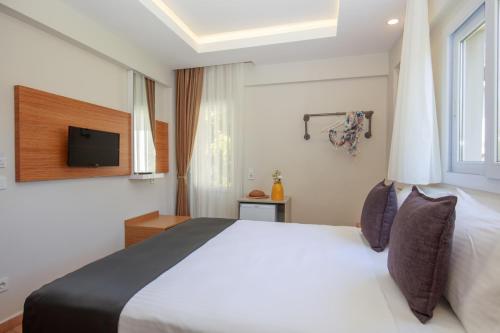 Katil atau katil-katil dalam bilik di No 14 HOTEL GÖCEK