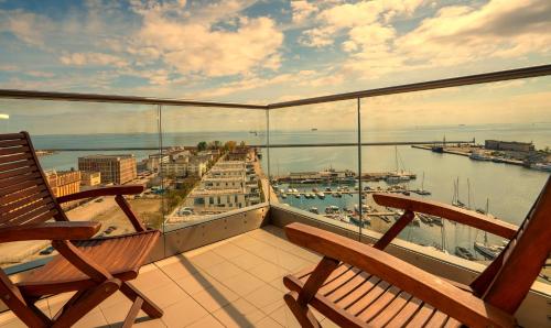 Platinium Sea Towers Gdynia - widok na morze