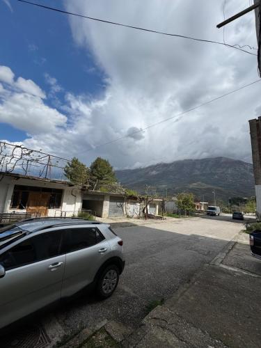 a car parked on the side of a street at Newly renovated 1 bedroom Flat in Tepelenë in Tepelenë