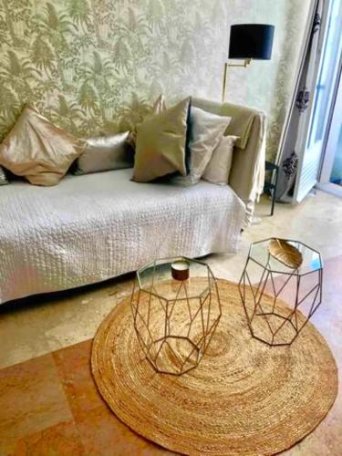 Studio charmant au cœur de Cannes avec balcon et parking