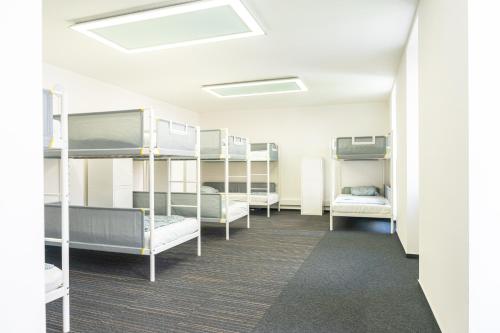 Ένα ή περισσότερα κρεβάτια σε δωμάτιο στο Mild Elephants Hostel