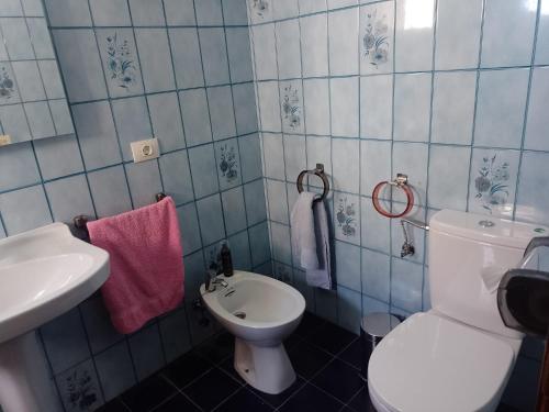 Koupelna v ubytování Casa Numari