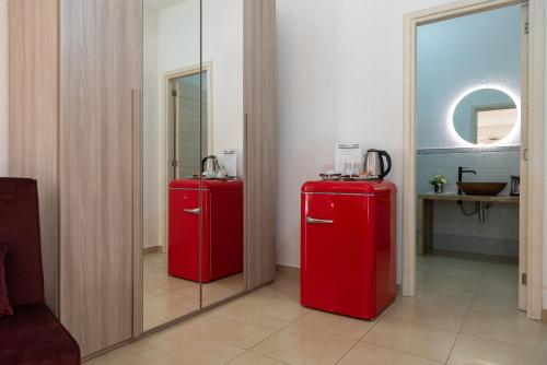 Kuchyň nebo kuchyňský kout v ubytování B&B Tenuta Barone