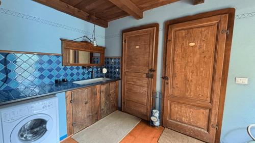 Kuchyň nebo kuchyňský kout v ubytování Podere di Maggio - Glamping tent 2