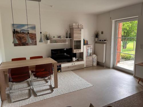 Kuchyň nebo kuchyňský kout v ubytování Ferienhaus Auszeit