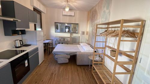 Kuchyň nebo kuchyňský kout v ubytování BnB Montepulciano