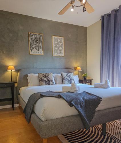 Katil atau katil-katil dalam bilik di Spanish Experience, Villa & Pool