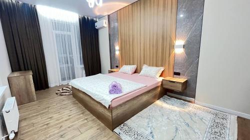 Voodi või voodid majutusasutuse ЖК Улы Дала шикарная квартира с прекрасной аурой toas