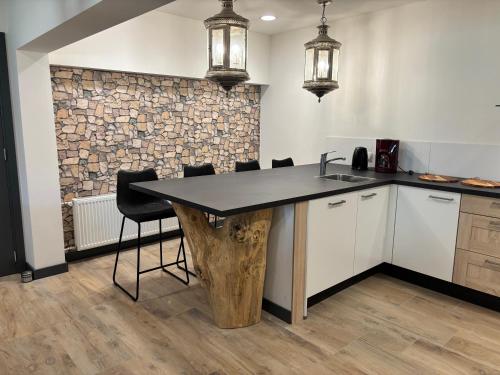 ครัวหรือมุมครัวของ Vakantiewoning Korenburgerveen 't Voorde