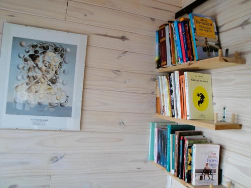 Biblioteca en el apartamento