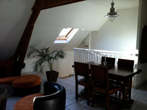 Χώρος καθιστικού στο Grand Appartement Chill