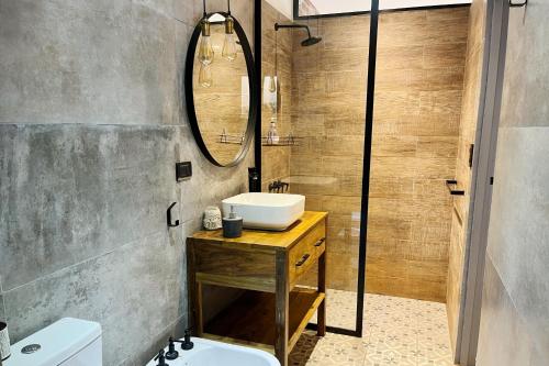 Phòng tắm tại Loft Marina - Loft Frente a Playa Luna Roja, Chapadmalal Para 4 PAX - Hola Sur