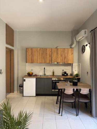Kuchyň nebo kuchyňský kout v ubytování Unique Apartment 2