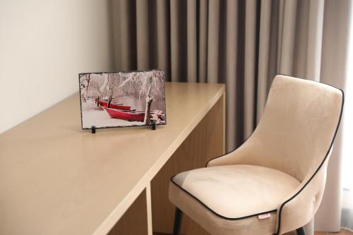 Posezení v ubytování Rich Hotel