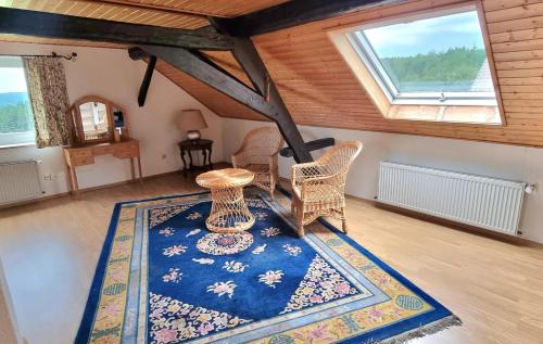 Χώρος καθιστικού στο Landhaus Sauerburgblick