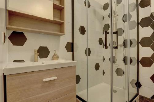 Koupelna v ubytování Le Royale Louis 14