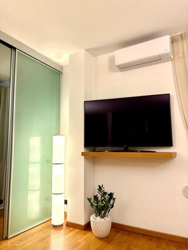 TV a/nebo společenská místnost v ubytování Juliet Apartment