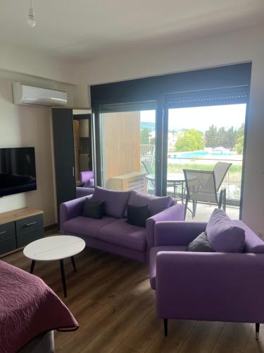 Χώρος καθιστικού στο Apartments Porto Belvedere