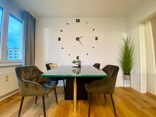 Posezení v ubytování Moderne 3,5 Zi WHG bei Wil SG