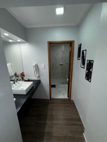 Salle de bains dans l'établissement Hotel Escala Uno