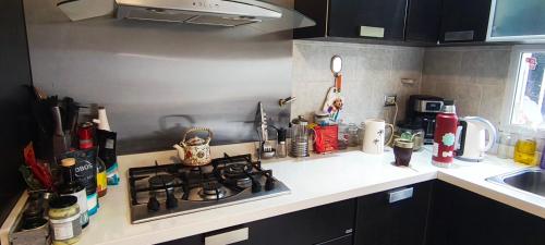 Køkken eller tekøkken på Espacio Abriendo Caminos