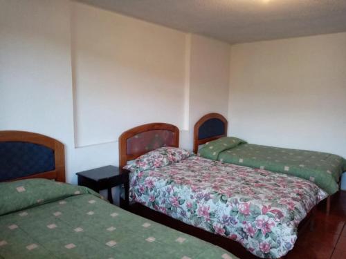 Postel nebo postele na pokoji v ubytování Hostal Nevada