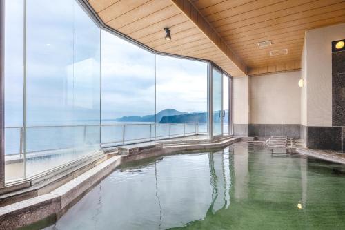 旅館の近くで見られる自然の景観