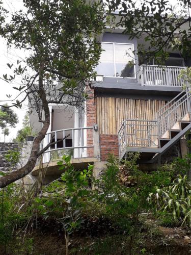 Μπαλκόνι ή βεράντα στο La Montaña Bali & Spa
